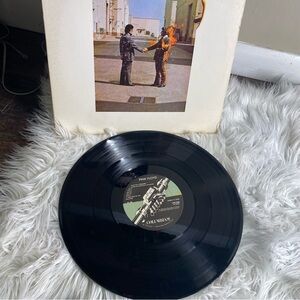 Pink Floyd Black Vinyl with Iconic Cover Wish You Were Here 1975